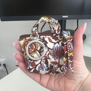 Vera Bradley Mini Tote Bag Charm